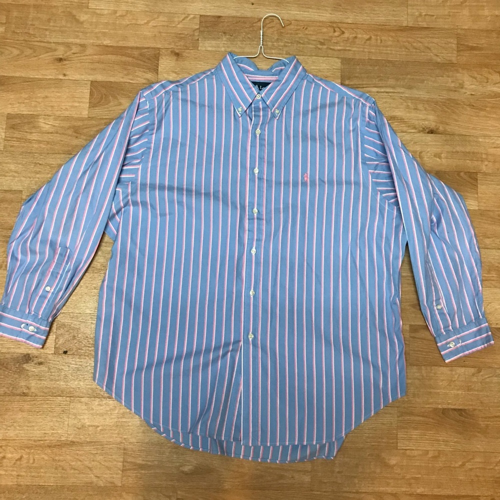 Ralph Lauren men’s button up long sleeve polo
